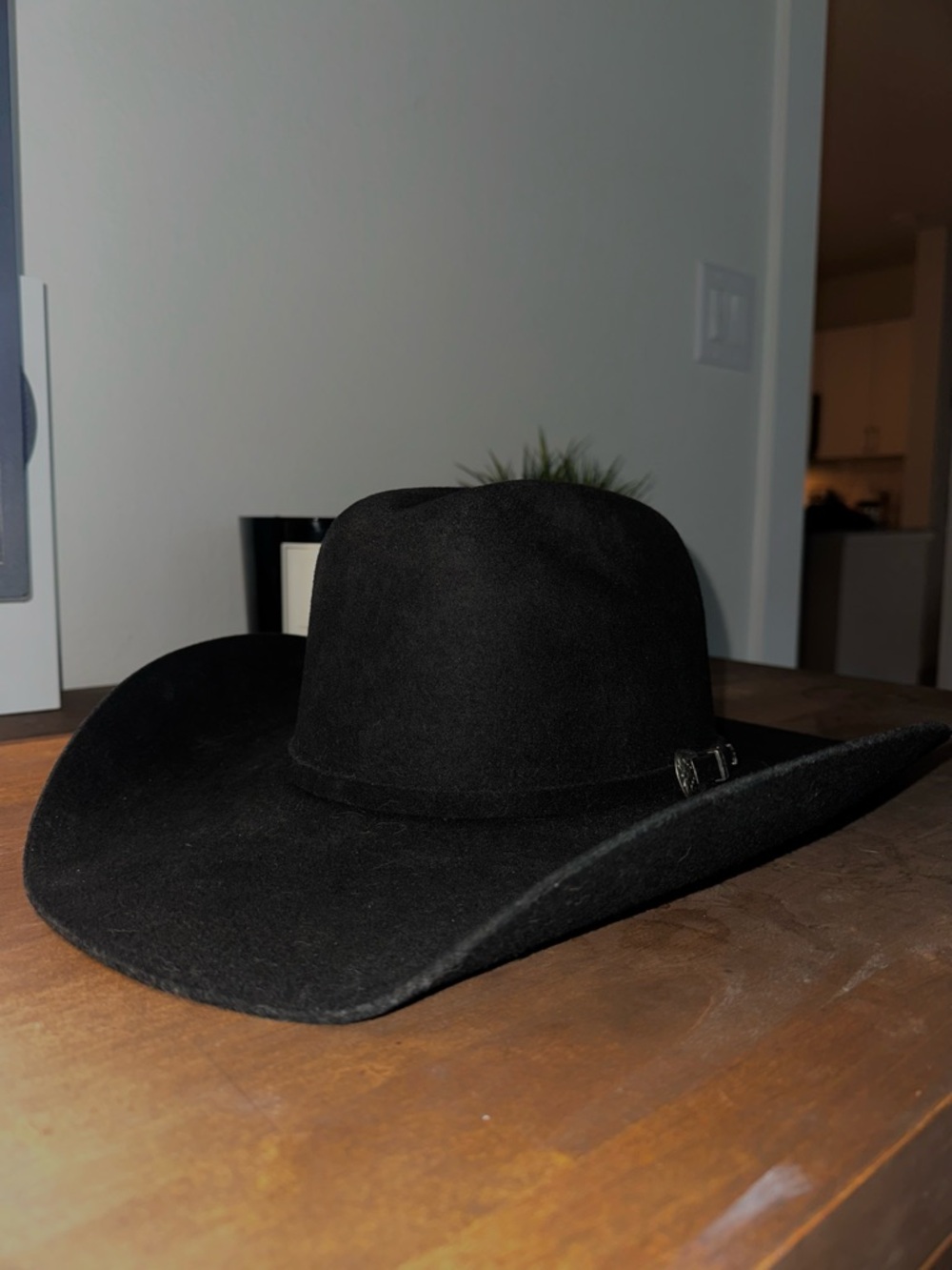 Felt Black Cowboy Hat